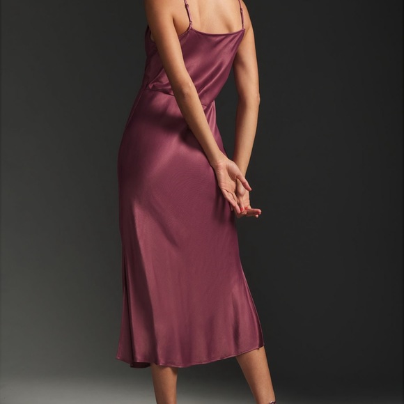 Anthropologie bias cut slip dress XL EUC - Picture 3 of 6